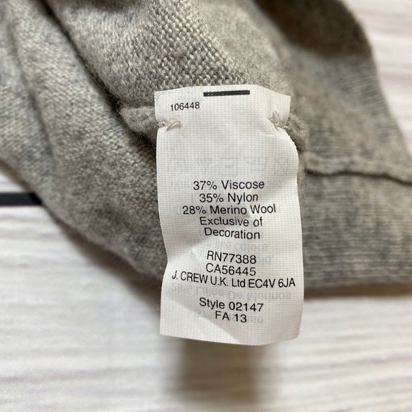 J. Crew Factory Grey Mint Charley Sweater Pullover - Picture 10 of 14